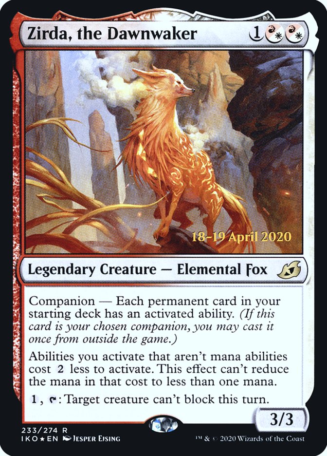 Zirda, the Dawnwaker [Ikoria: Lair of Behemoths Prerelease Promos] | L.A. Mood Comics and Games