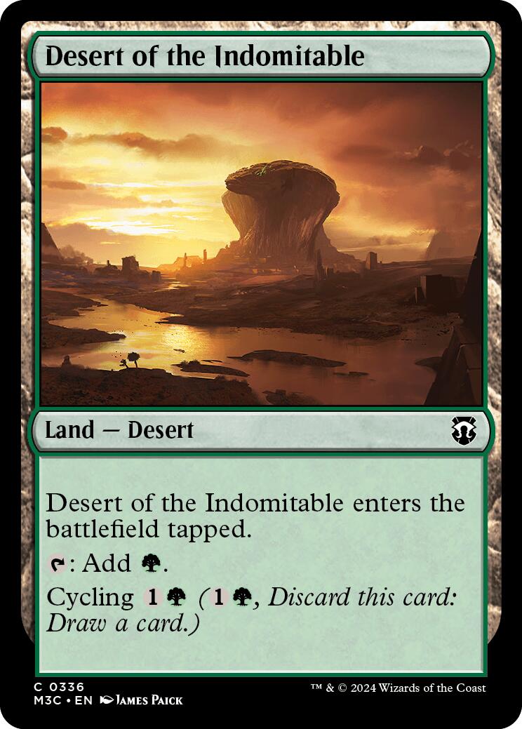 Desert of the Indomitable [Modern Horizons 3 Commander] | L.A. Mood Comics and Games