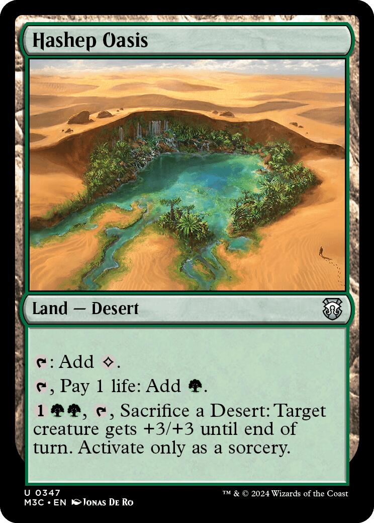 Hashep Oasis [Modern Horizons 3 Commander] | L.A. Mood Comics and Games