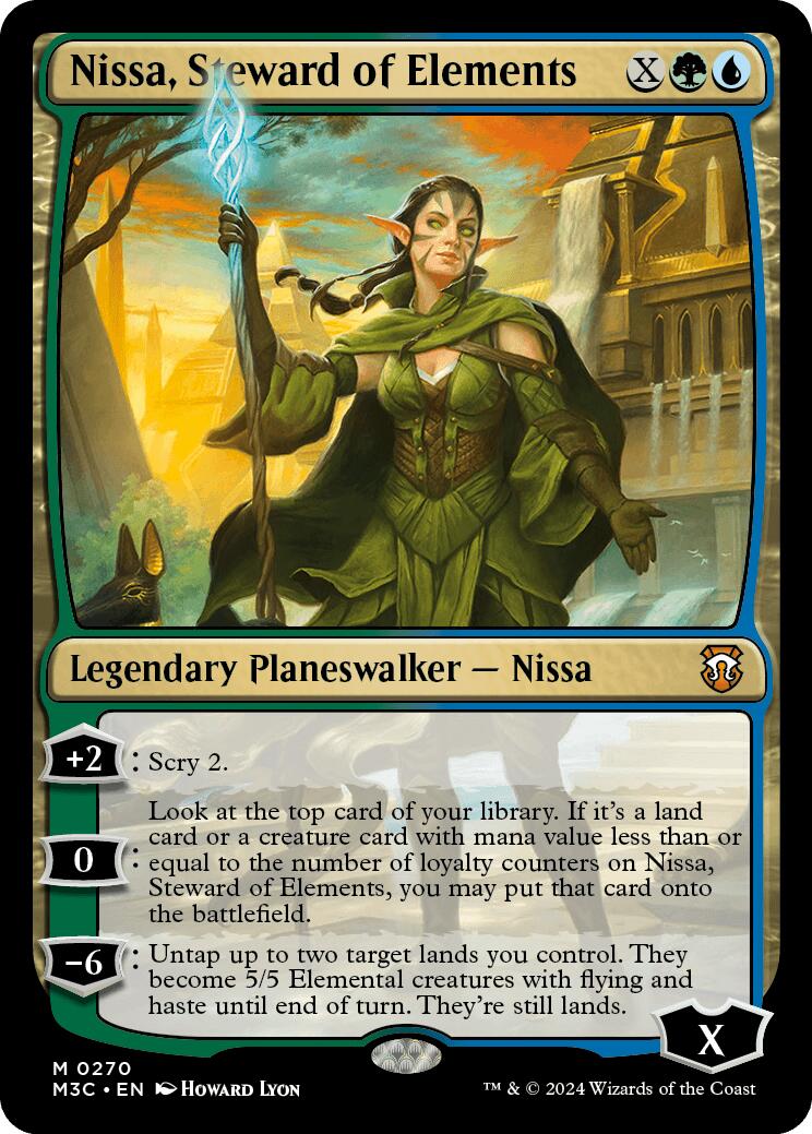 Nissa, Steward of Elements [Modern Horizons 3 Commander] | L.A. Mood Comics and Games