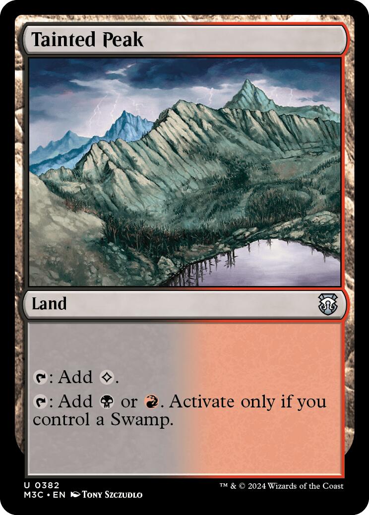 Tainted Peak [Modern Horizons 3 Commander] | L.A. Mood Comics and Games