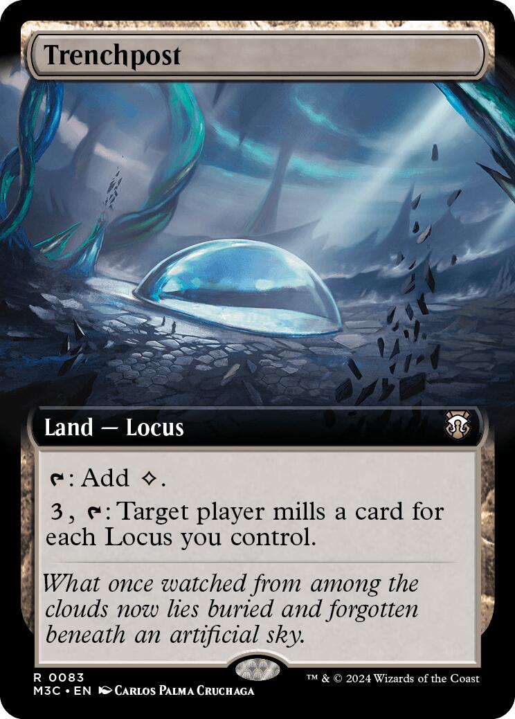 Trenchpost (Extended Art) (Ripple Foil) [Modern Horizons 3 Commander] | L.A. Mood Comics and Games