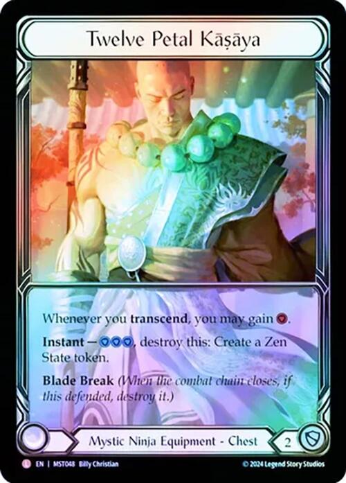 Twelve Petal Kasaya (Extended Art) [MST048] (Part the Mistveil)  Cold Foil | L.A. Mood Comics and Games