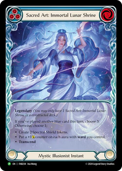 Sacred Art: Immortal Lunar Shrine [FAB234] (Promo)  Rainbow Foil | L.A. Mood Comics and Games