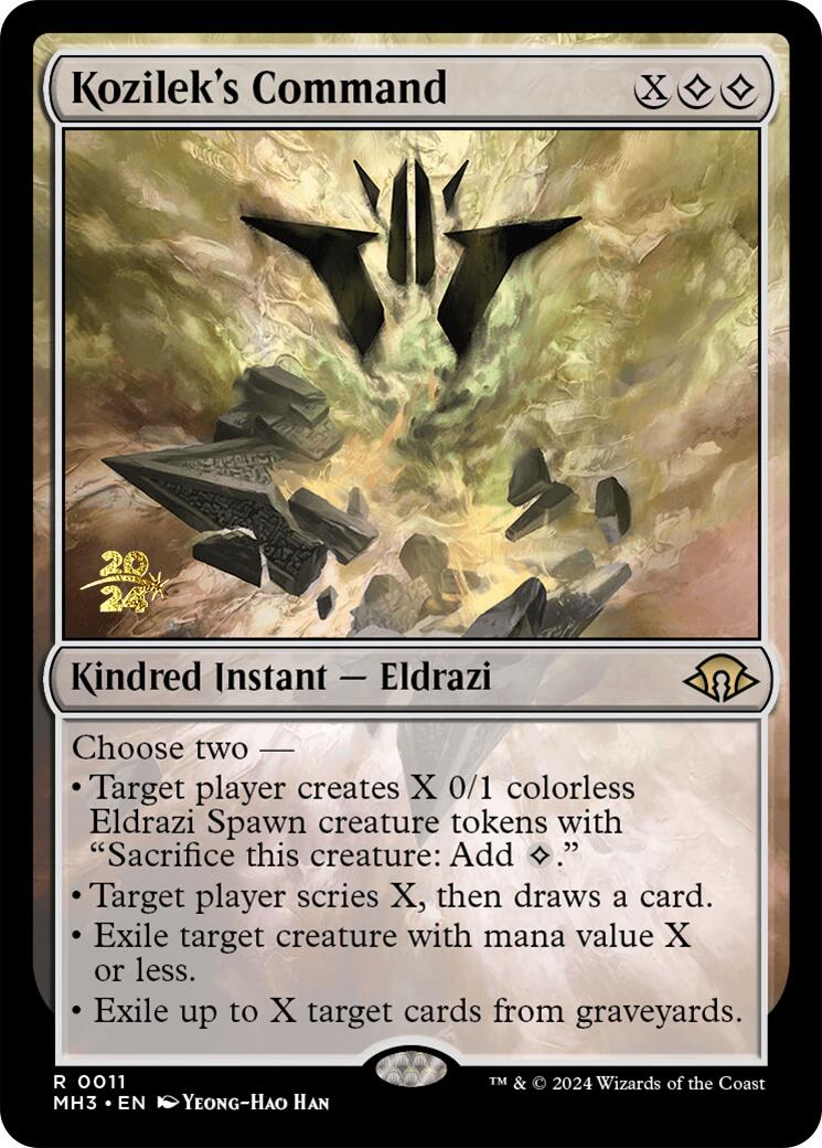 Kozilek's Command [Modern Horizons 3 Prerelease Promos] | L.A. Mood Comics and Games