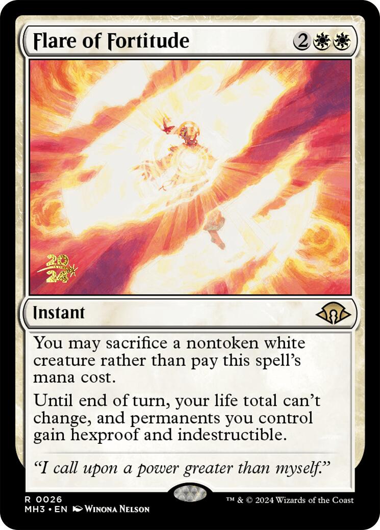 Flare of Fortitude [Modern Horizons 3 Prerelease Promos] | L.A. Mood Comics and Games