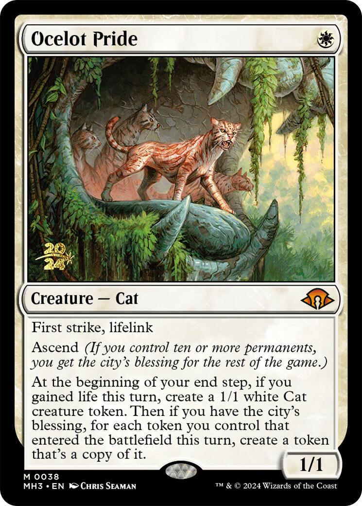 Ocelot Pride [Modern Horizons 3 Prerelease Promos] | L.A. Mood Comics and Games
