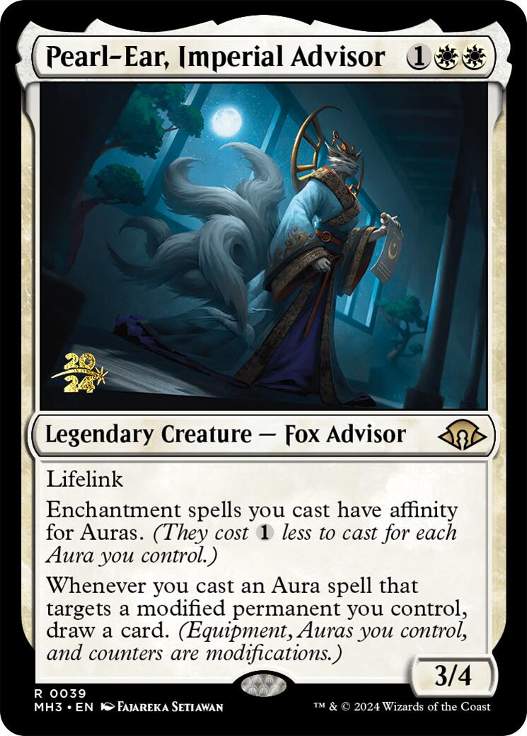 Pearl-Ear, Imperial Advisor [Modern Horizons 3 Prerelease Promos] | L.A. Mood Comics and Games