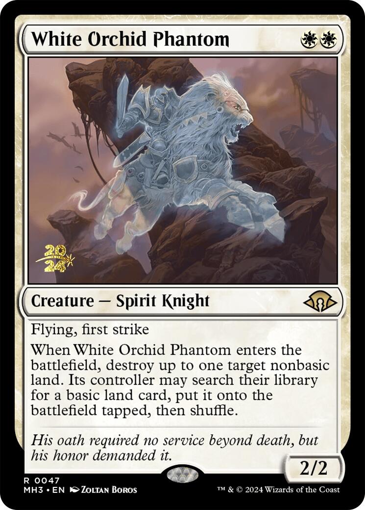 White Orchid Phantom [Modern Horizons 3 Prerelease Promos] | L.A. Mood Comics and Games