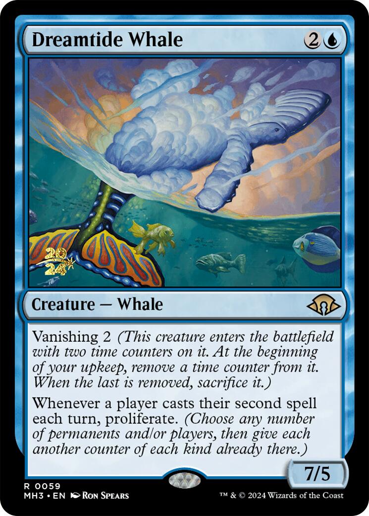 Dreamtide Whale [Modern Horizons 3 Prerelease Promos] | L.A. Mood Comics and Games