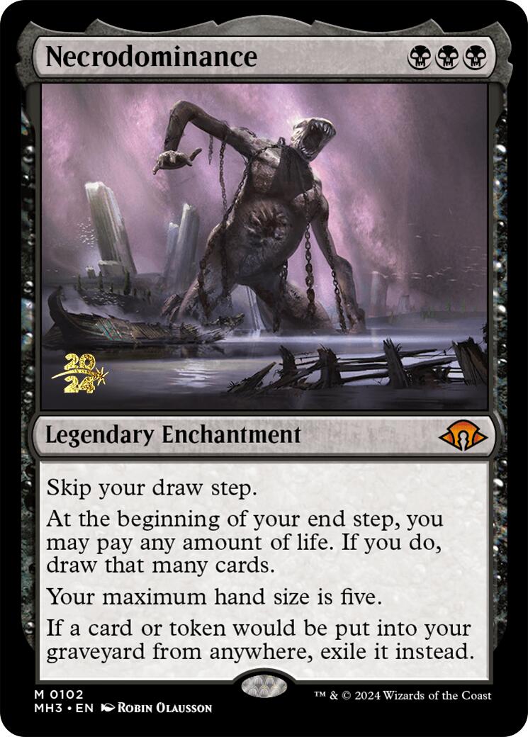 Necrodominance [Modern Horizons 3 Prerelease Promos] | L.A. Mood Comics and Games