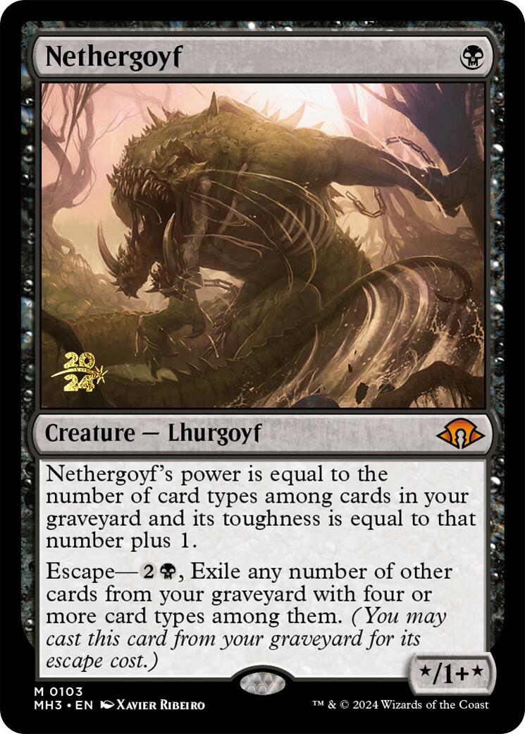 Nethergoyf [Modern Horizons 3 Prerelease Promos] | L.A. Mood Comics and Games
