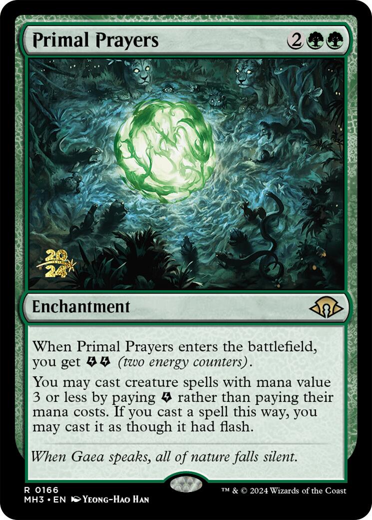 Primal Prayers [Modern Horizons 3 Prerelease Promos] | L.A. Mood Comics and Games