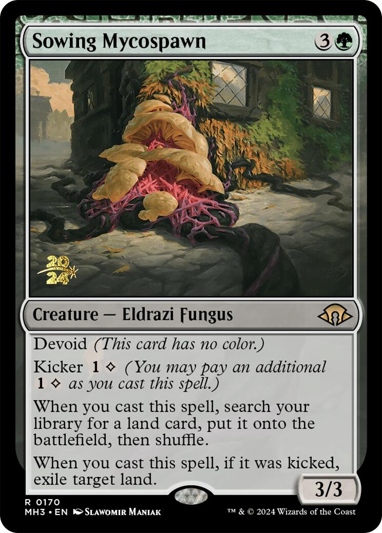 Sowing Mycospawn [Modern Horizons 3 Prerelease Promos] | L.A. Mood Comics and Games