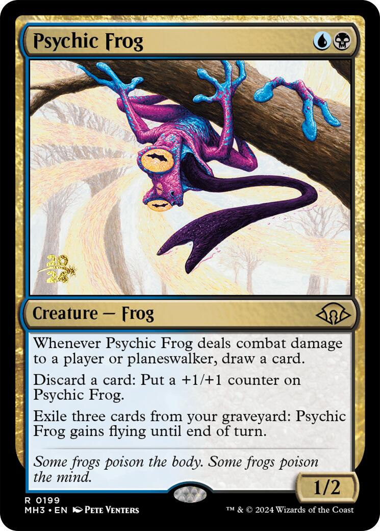 Psychic Frog [Modern Horizons 3 Prerelease Promos] | L.A. Mood Comics and Games