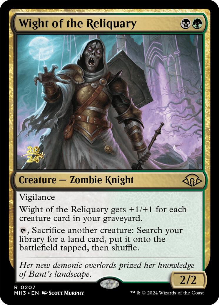 Wight of the Reliquary [Modern Horizons 3 Prerelease Promos] | L.A. Mood Comics and Games