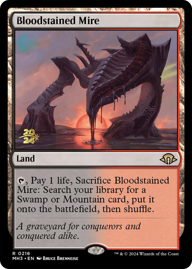 Bloodstained Mire [Modern Horizons 3 Prerelease Promos] | L.A. Mood Comics and Games