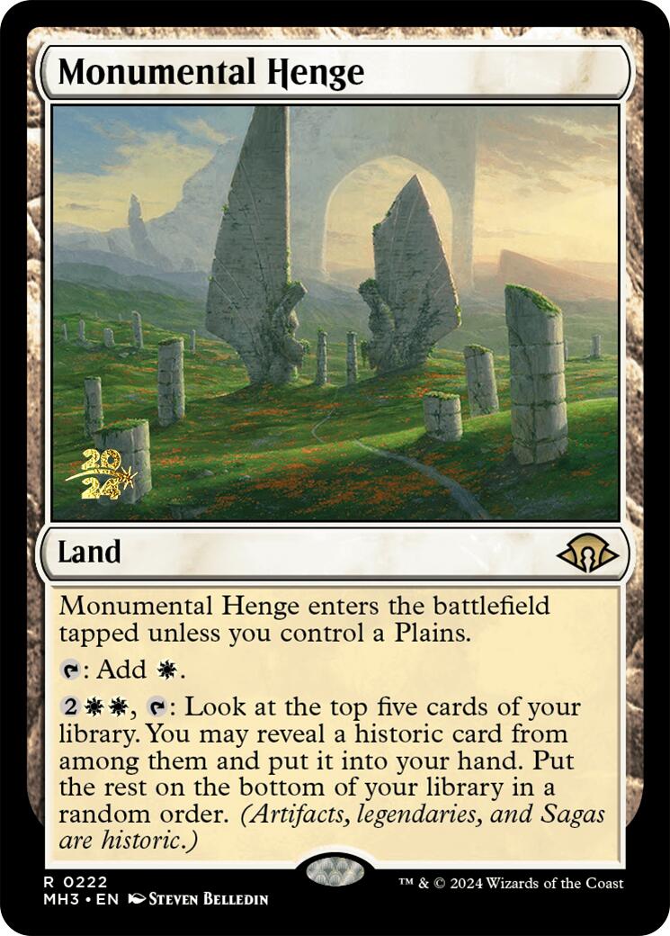 Monumental Henge [Modern Horizons 3 Prerelease Promos] | L.A. Mood Comics and Games