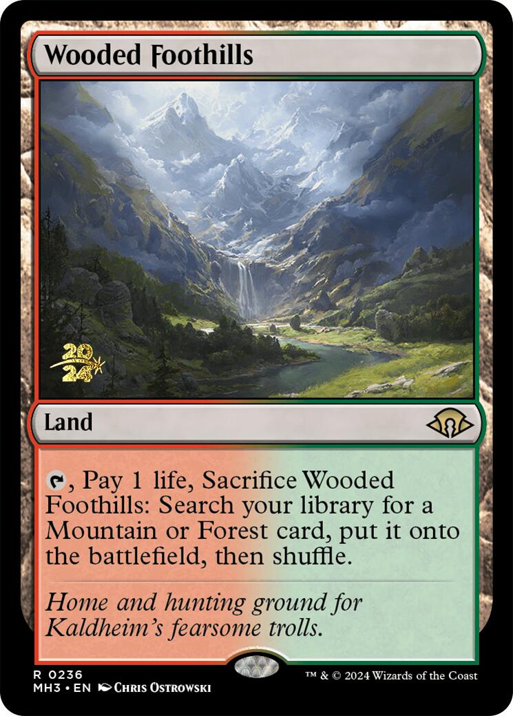 Wooded Foothills [Modern Horizons 3 Prerelease Promos] | L.A. Mood Comics and Games