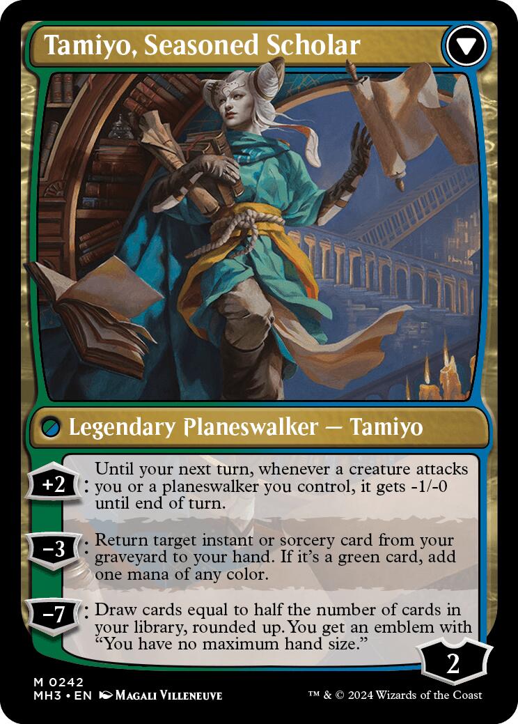 Tamiyo, Inquisitive Student [Modern Horizons 3 Prerelease Promos] | L.A. Mood Comics and Games