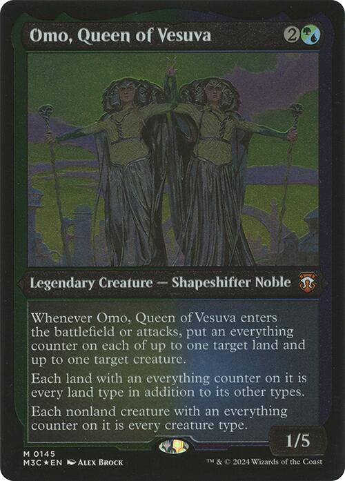 Omo, Queen of Vesuva (Display Commander) [Modern Horizons 3 Commander] | L.A. Mood Comics and Games