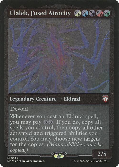 Ulalek, Fused Atrocity (Display Commander) [Modern Horizons 3 Commander] | L.A. Mood Comics and Games