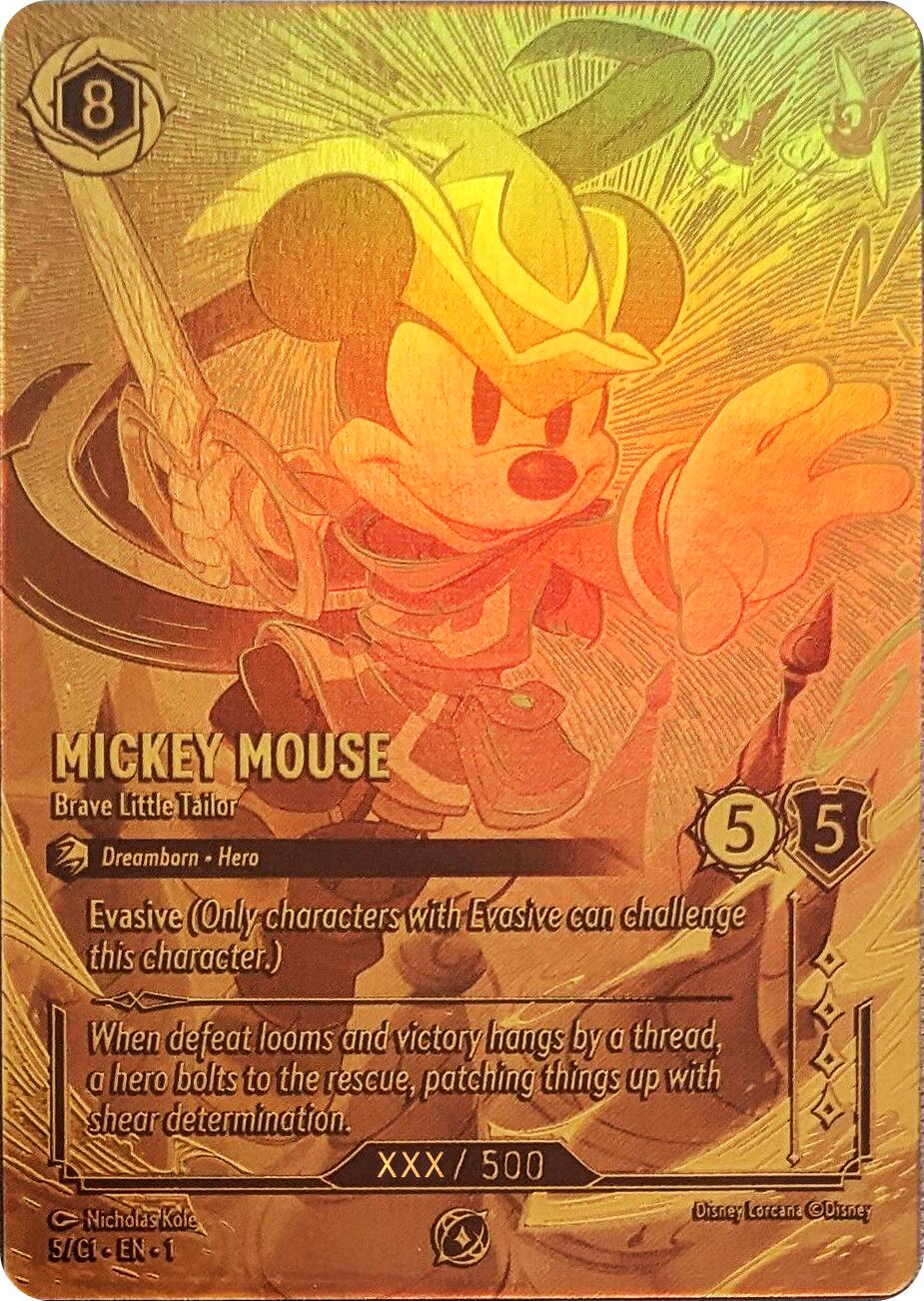Mickey Mouse - Brave Little Tailor (Serial Numbered) (5) [Promo Cards] | L.A. Mood Comics and Games
