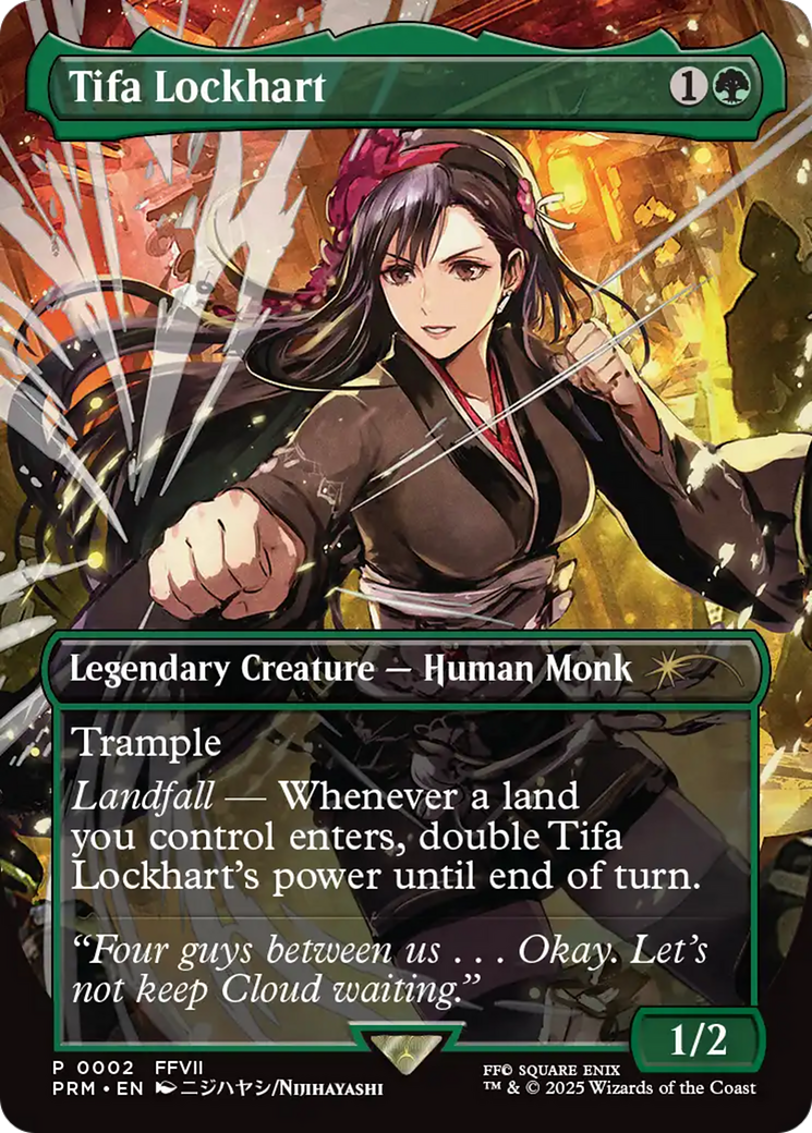 Tifa Lockhart (Borderless) [MagicFest 2025] | L.A. Mood Comics and Games