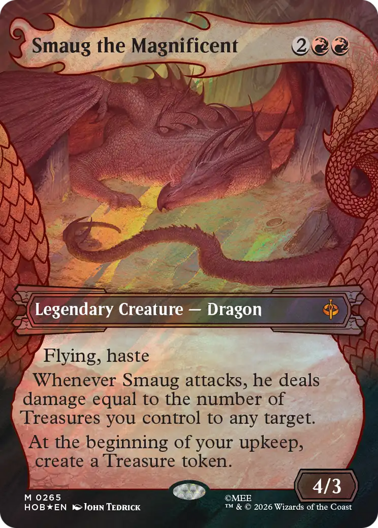 Smaug the Magnificent (Showcase) (Surge Foil) [The Hobbit] | L.A. Mood Comics and Games
