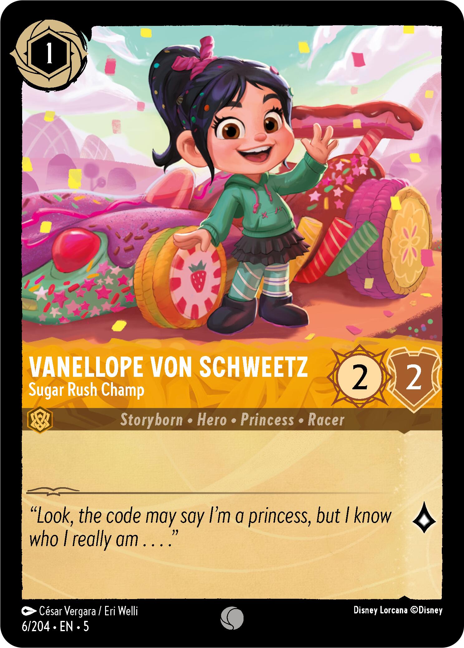 Vanellope von Schweetz - Sugar Rush Champ (6/204) [Shimmering Skies] | L.A. Mood Comics and Games