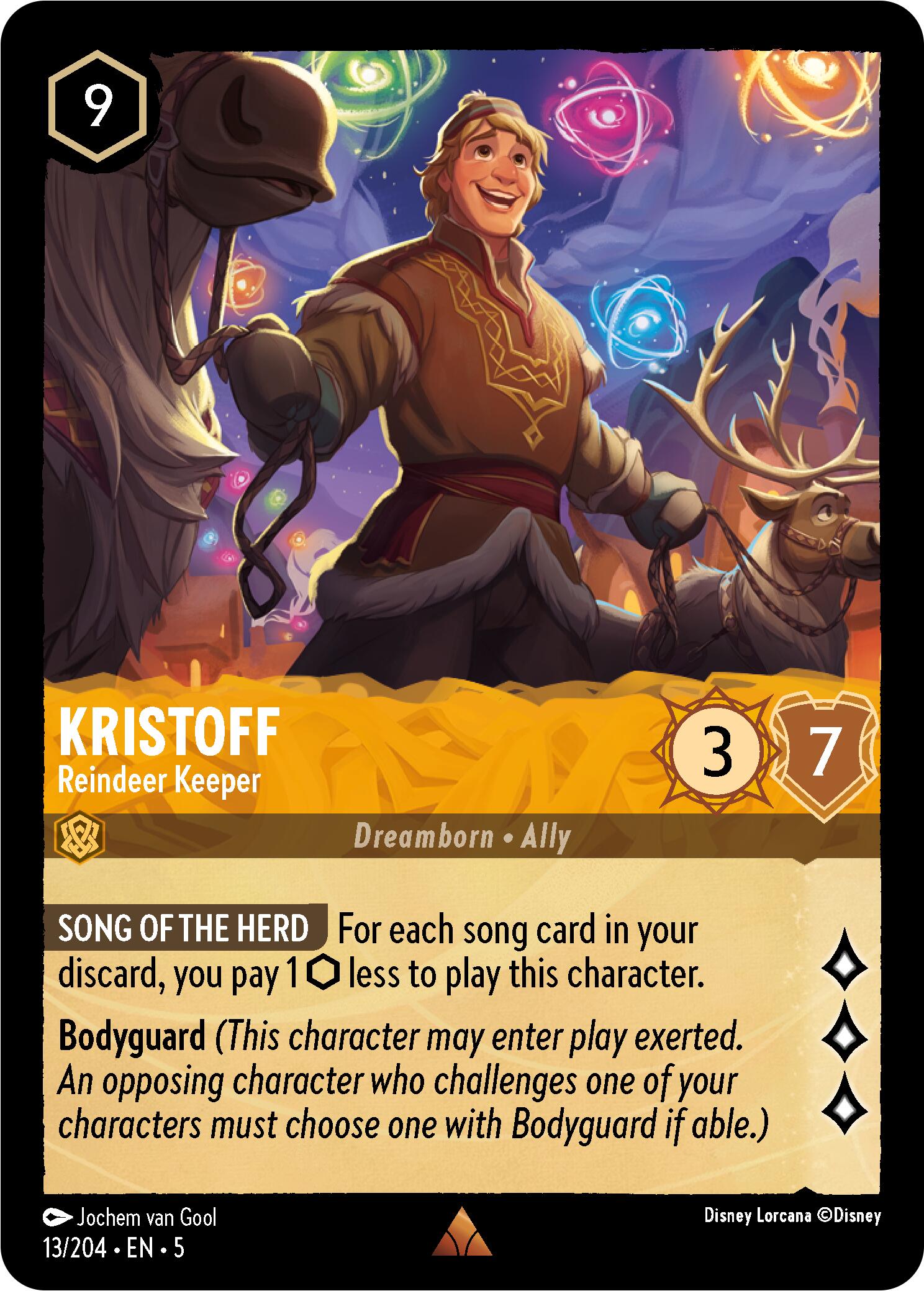 Kristoff - Reindeer Keeper (13/204) [Shimmering Skies] | L.A. Mood Comics and Games