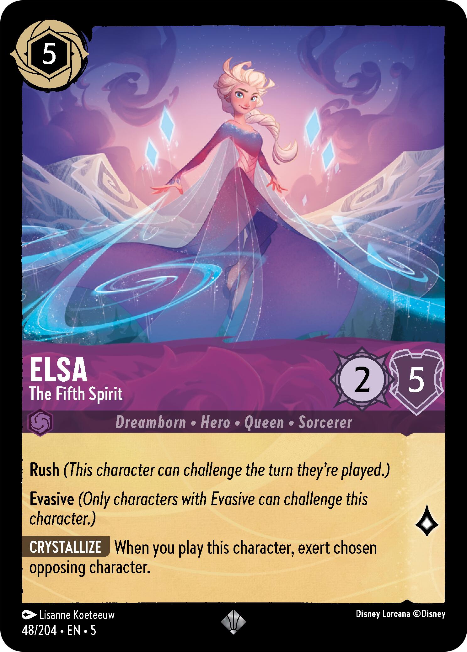 Elsa - The Fifth Spirit (48/204) [Shimmering Skies] | L.A. Mood Comics and Games