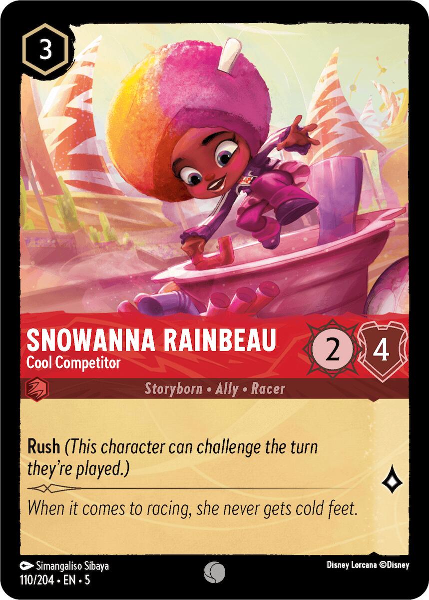 Snowanna Rainbeau - Cool Competitor (110/204) [Shimmering Skies] | L.A. Mood Comics and Games