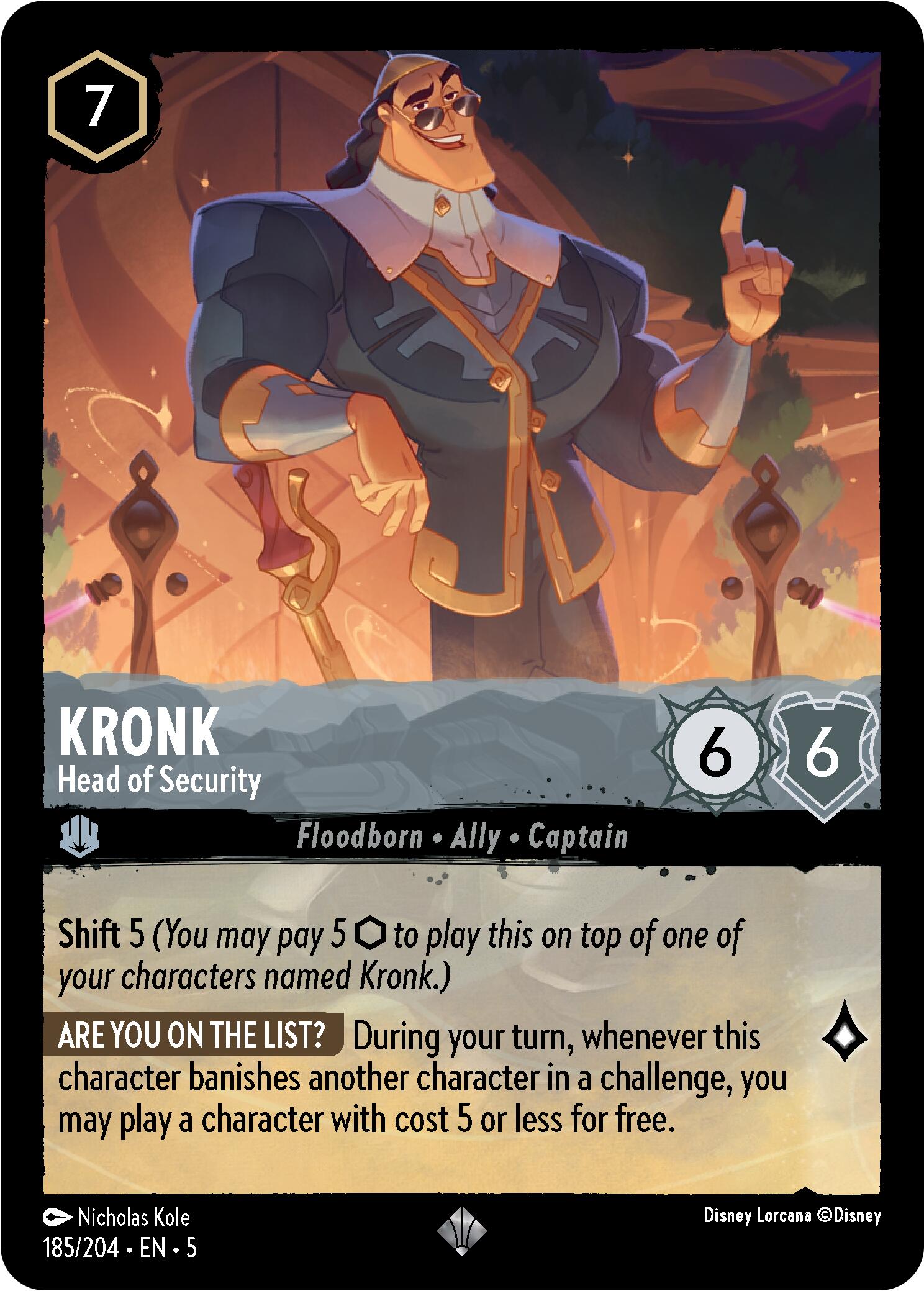 Kronk - Head of Security (185/204) [Shimmering Skies] | L.A. Mood Comics and Games