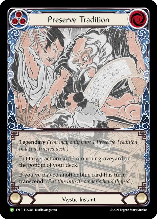 Preserve Tradition // Inner Chi [LGS286] (Promo)  Rainbow Foil | L.A. Mood Comics and Games