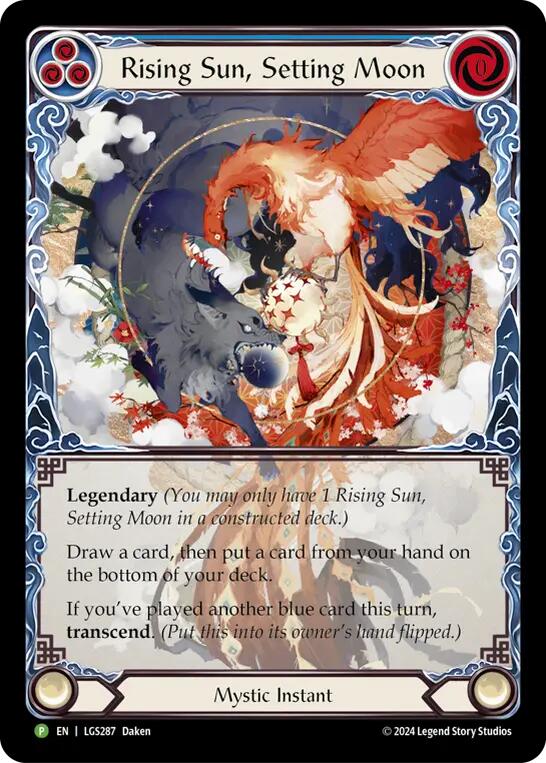 Rising Sun, Setting Moon // Inner Chi [LGS287] (Promo)  Rainbow Foil | L.A. Mood Comics and Games