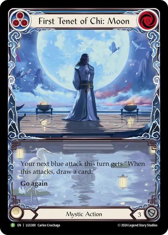 First Tenet of Chi: Moon [LGS300] (Promo)  Rainbow Foil | L.A. Mood Comics and Games