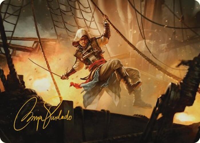 Edward Kenway Art Card (Gold-Stamped Signature) [Assassin's Creed Art Series] | L.A. Mood Comics and Games