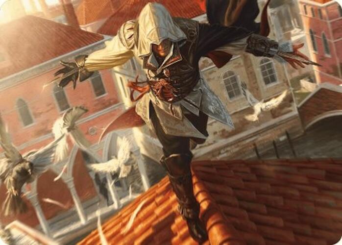 Ezio, Blade of Vengeance Art Card [Assassin's Creed Art Series] | L.A. Mood Comics and Games