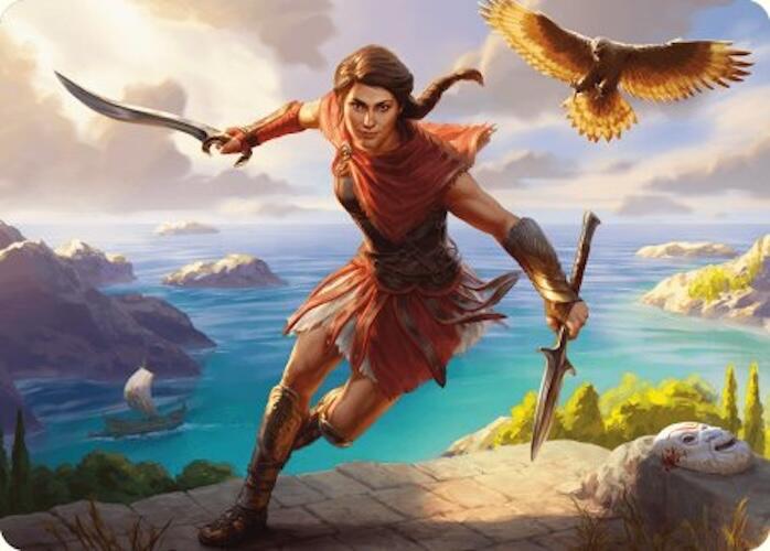 Kassandra, Eagle Bearer Art Card [Assassin's Creed Art Series] | L.A. Mood Comics and Games