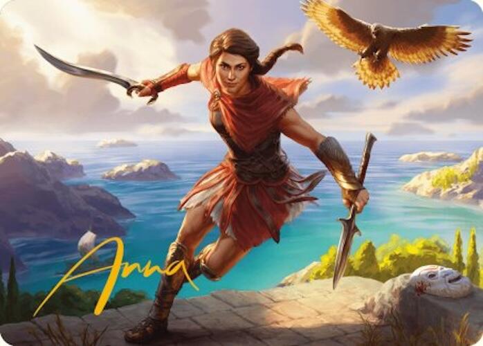 Kassandra, Eagle Bearer Art Card (Gold-Stamped Signature) [Assassin's Creed Art Series] | L.A. Mood Comics and Games