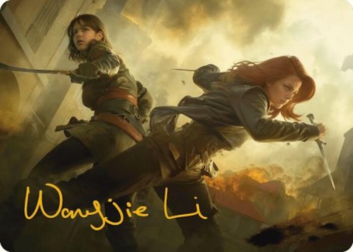 Mary Read and Anne Bonny Art Card (Gold-Stamped Signature) [Assassin's Creed Art Series] | L.A. Mood Comics and Games