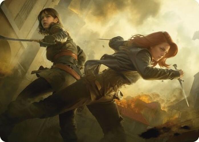 Mary Read and Anne Bonny Art Card [Assassin's Creed Art Series] | L.A. Mood Comics and Games