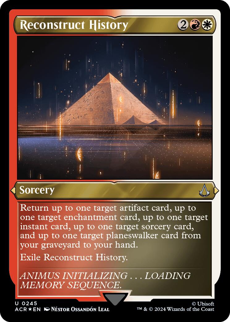 Reconstruct History (Foil Etched) [Assassin's Creed] | L.A. Mood Comics and Games