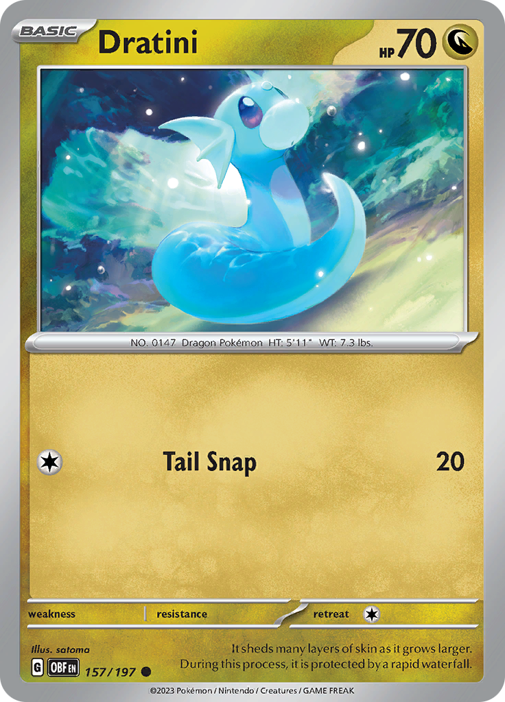 Dratini (157/197) [Scarlet & Violet: Obsidian Flames] | L.A. Mood Comics and Games