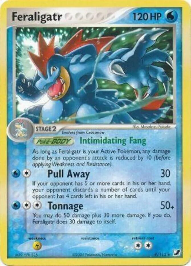 Feraligatr (4/115) (Theme Deck Exclusives) [EX: Unseen Forces] | L.A. Mood Comics and Games