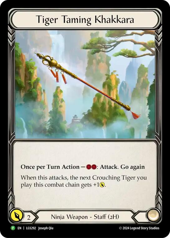 Tiger Taming Khakkara [LGS292] (Promo)  Rainbow Foil | L.A. Mood Comics and Games
