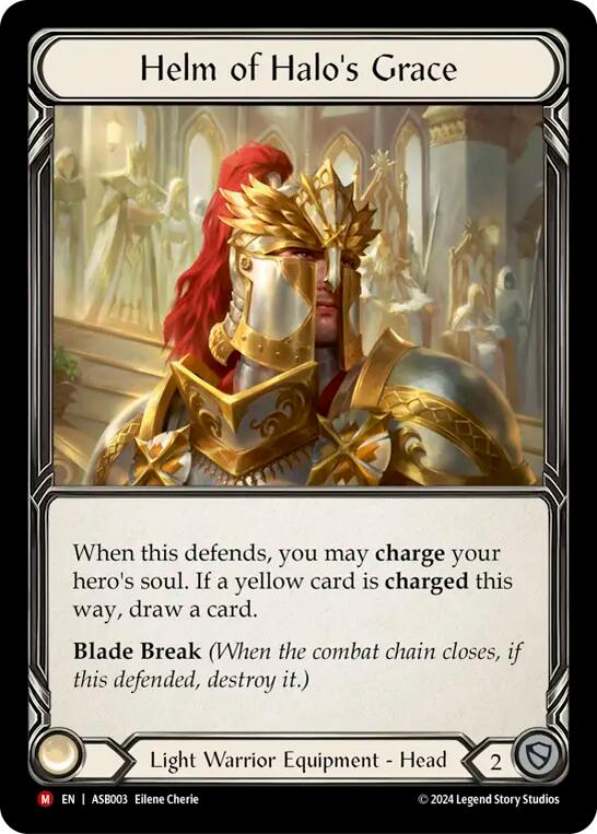 Helm of Halo's Grace [ASB003] (Armory Deck: Boltyn)  Rainbow Foil | L.A. Mood Comics and Games