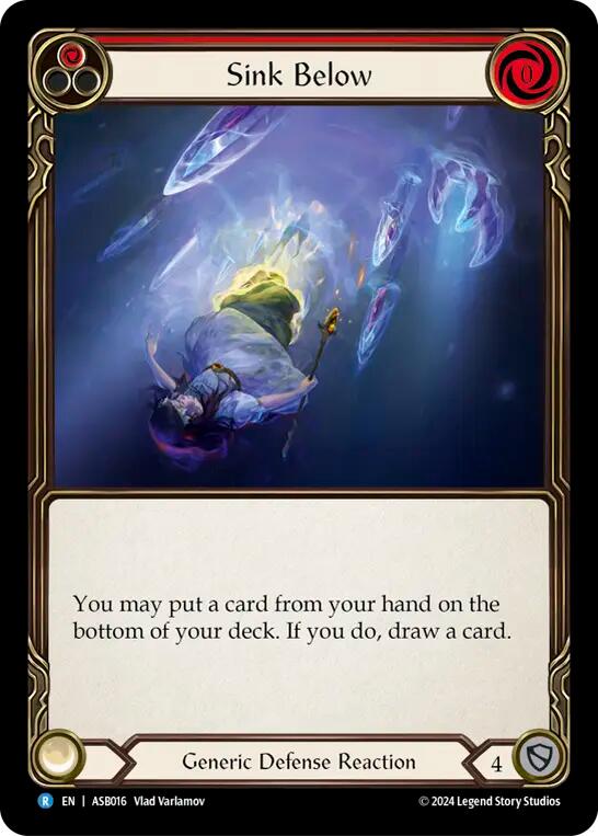 Sink Below (Red) [ASB016] (Armory Deck: Boltyn) | L.A. Mood Comics and Games