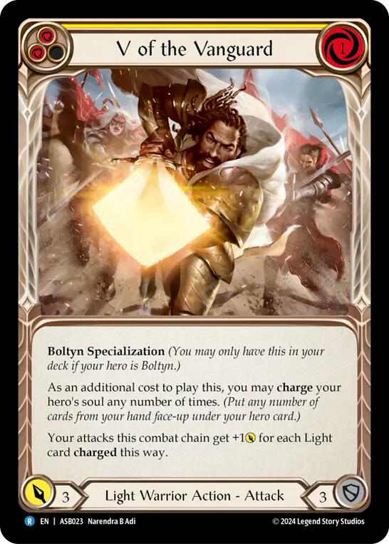 V of the Vanguard [ASB023] (Armory Deck: Boltyn) | L.A. Mood Comics and Games